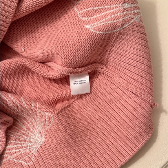 Tuckernuck Pink Shell-Pattern Crewneck Sweater - Picture 4 of 6